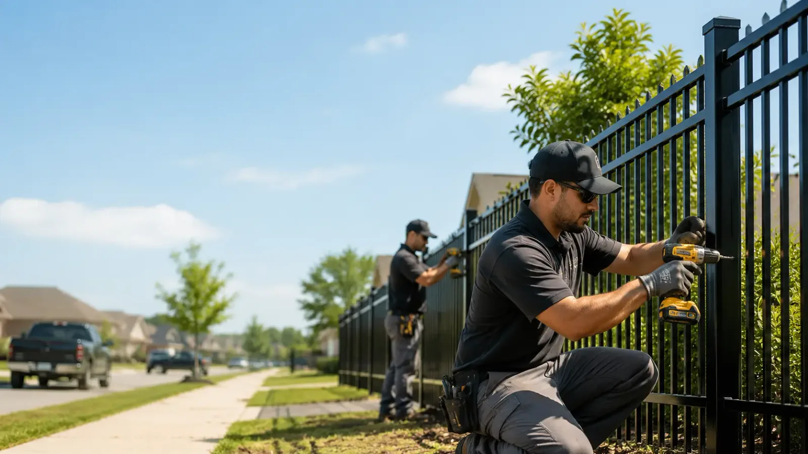 Metal Fence Installation in Dale, WI